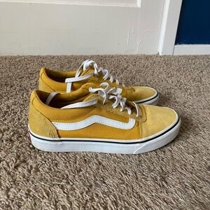 Yellow Old Skool Vans Shoe